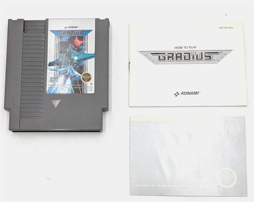 Gradius - Complete In Box - (EEC) - NES Spil (B Grade) (Genbrug)